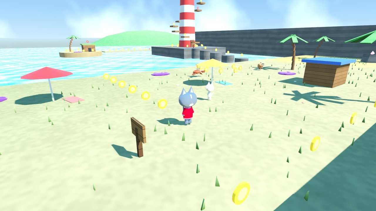Floppa Odyssey beach level