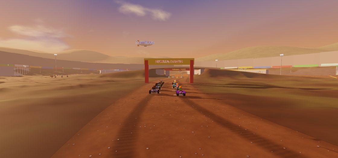 The start straight