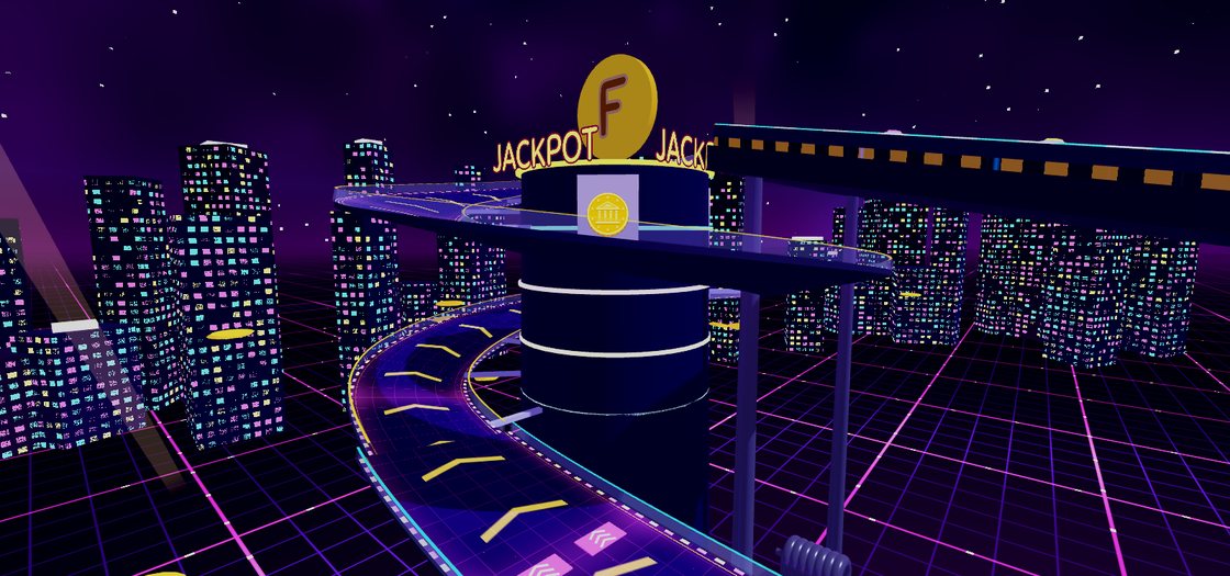 The Jackpot Tower spiral