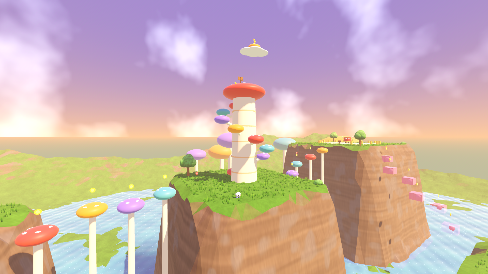 The mushroom tower spiral