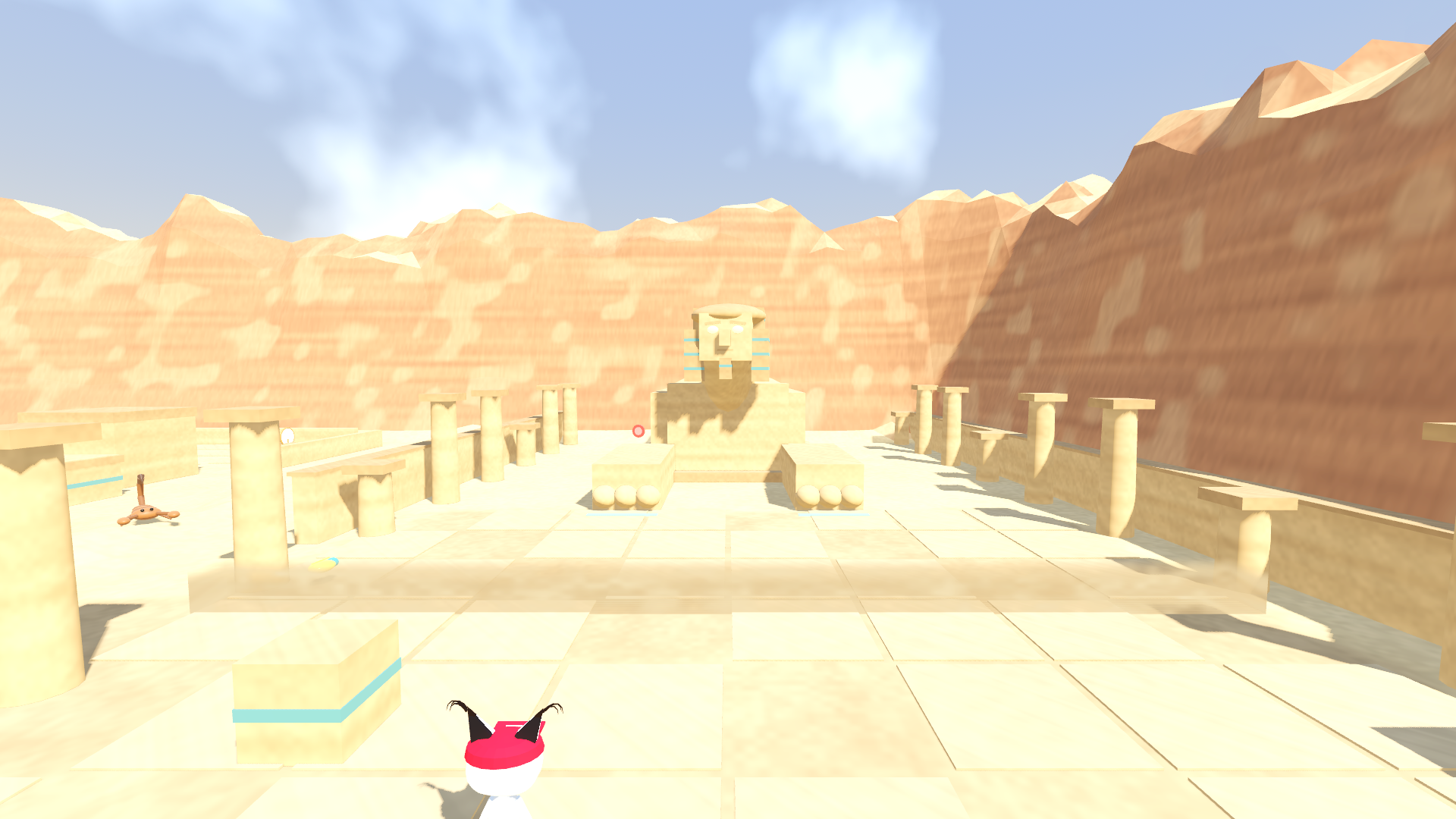 The Stone Sphinx in its hall