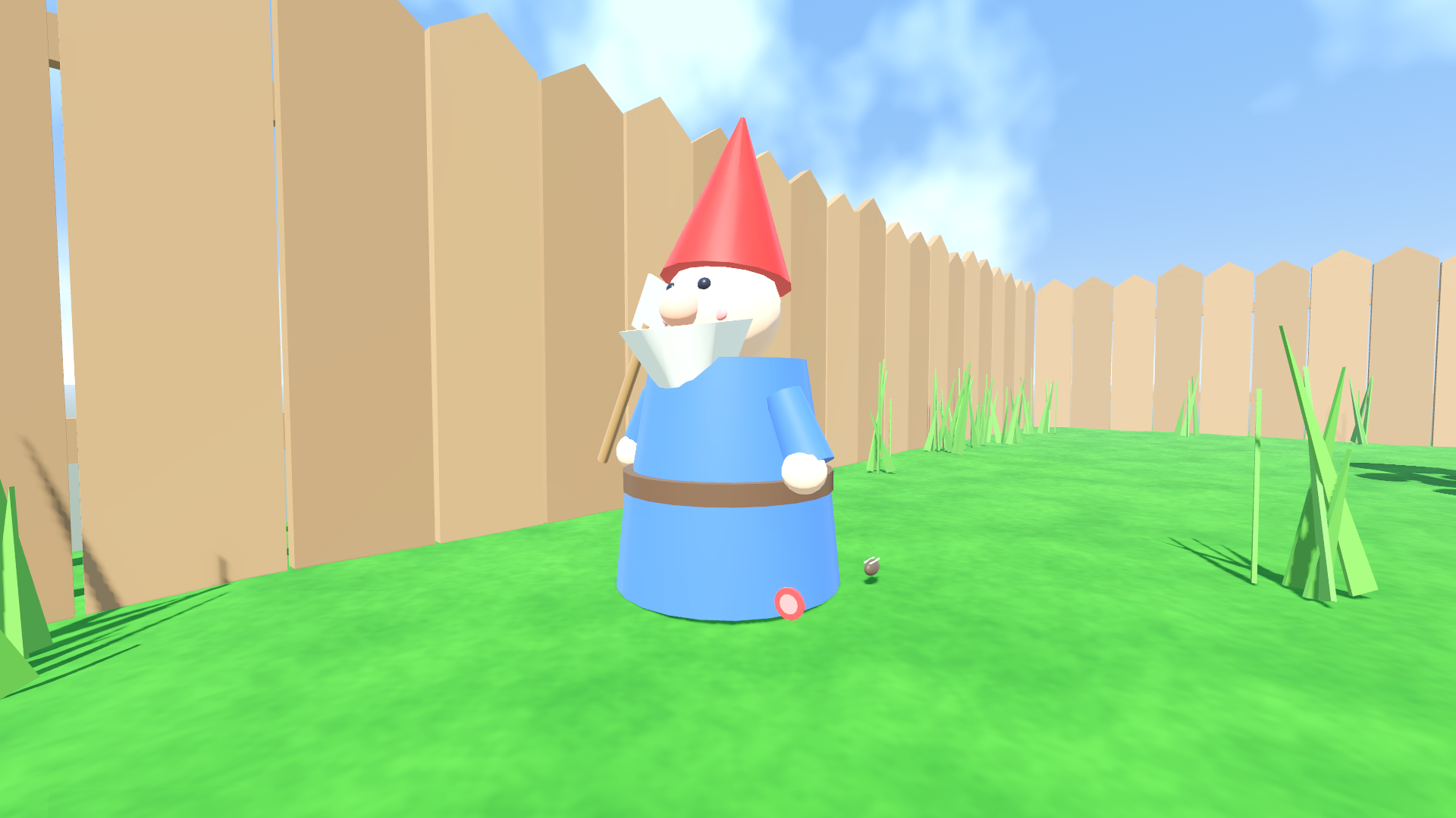 The giant garden gnome
