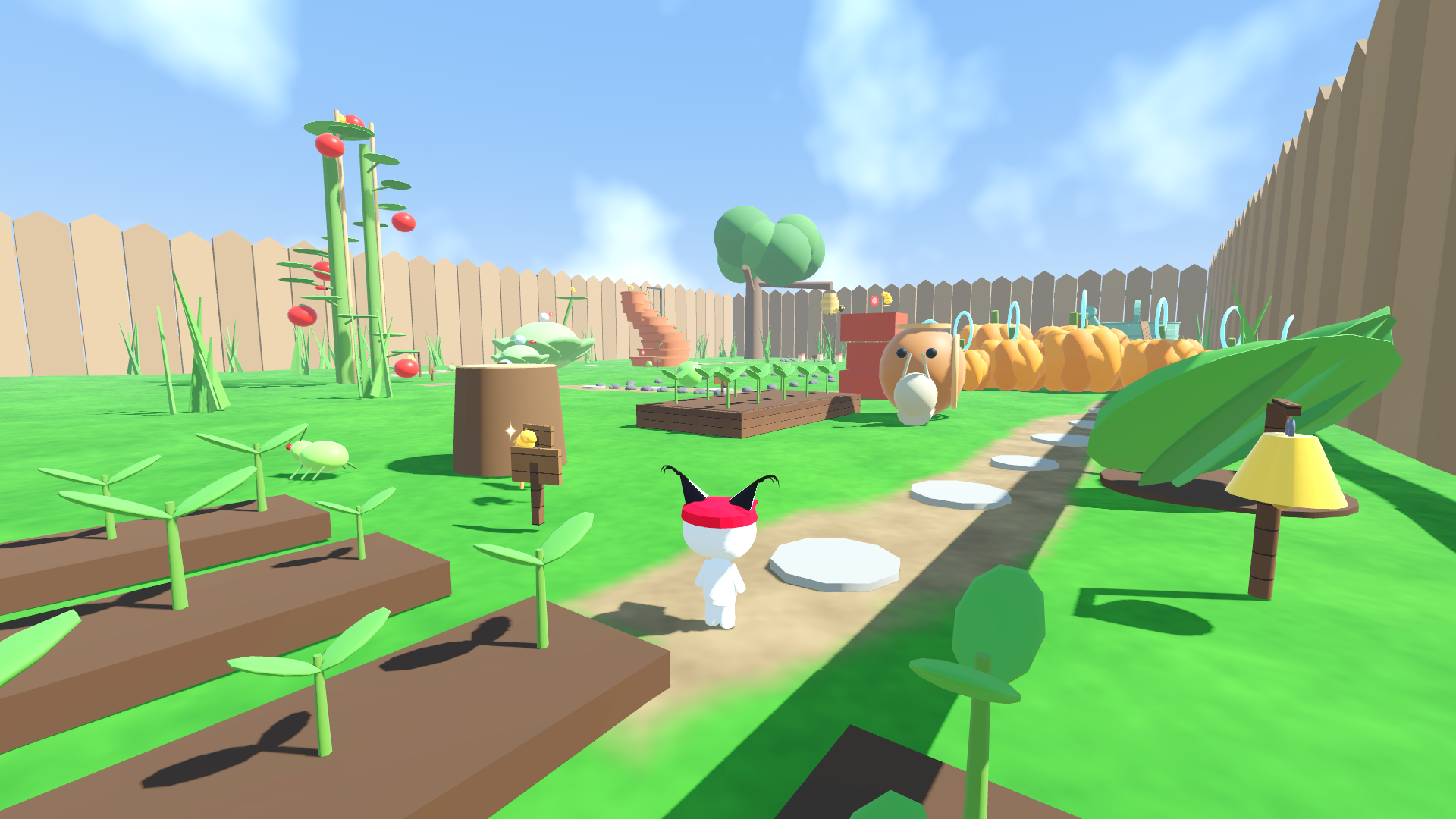 The seed beds where Giant's Garden starts