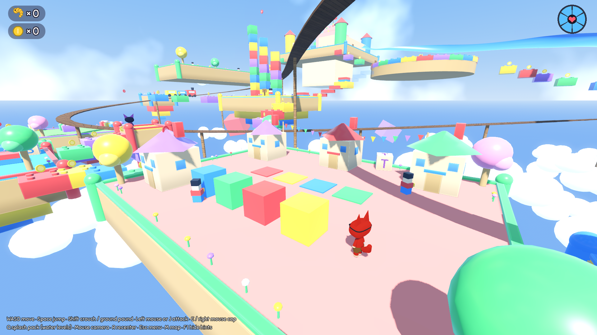 Block Town with its push blocks and coloured tiles